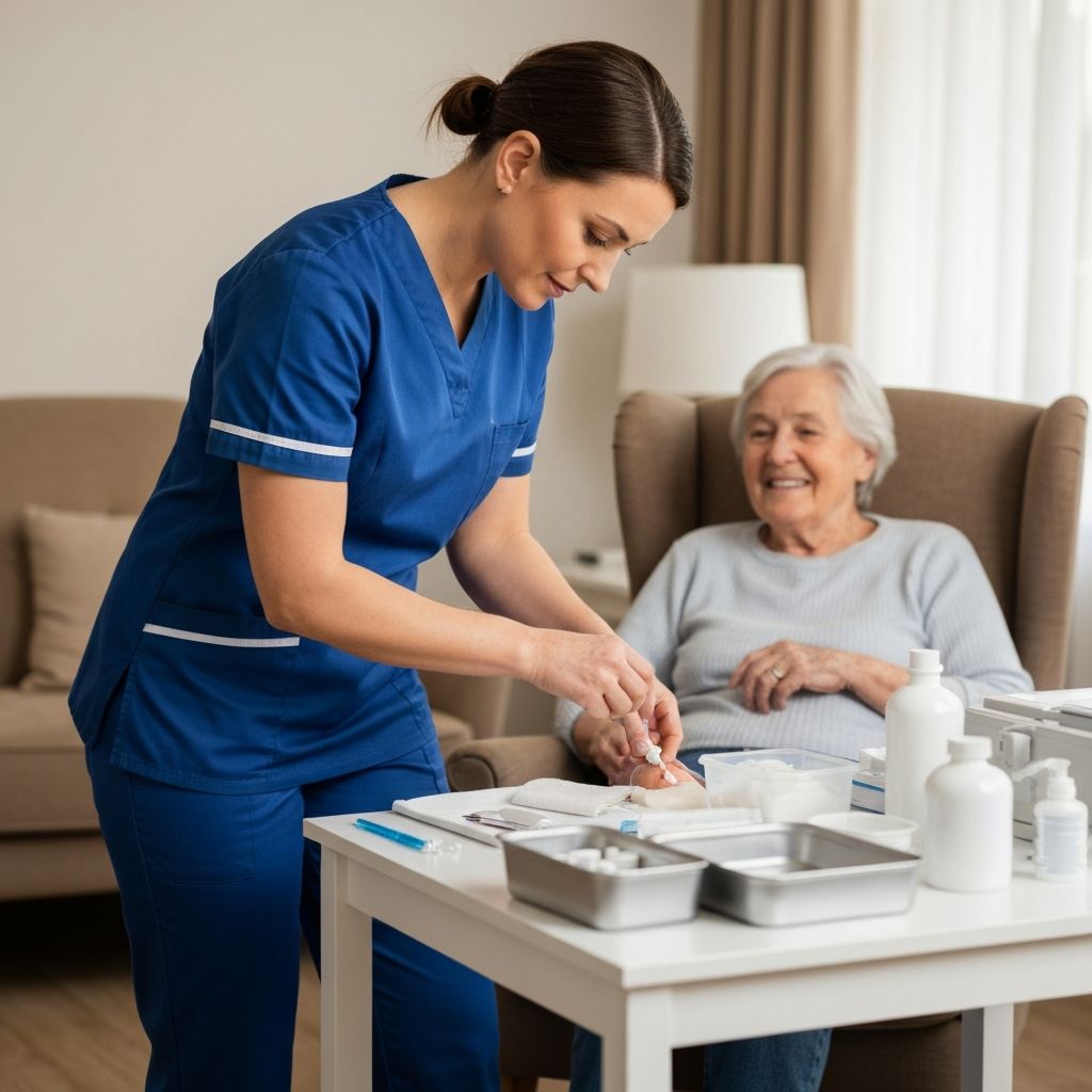 Qualifizierte medizinische Behandlung zu Hause