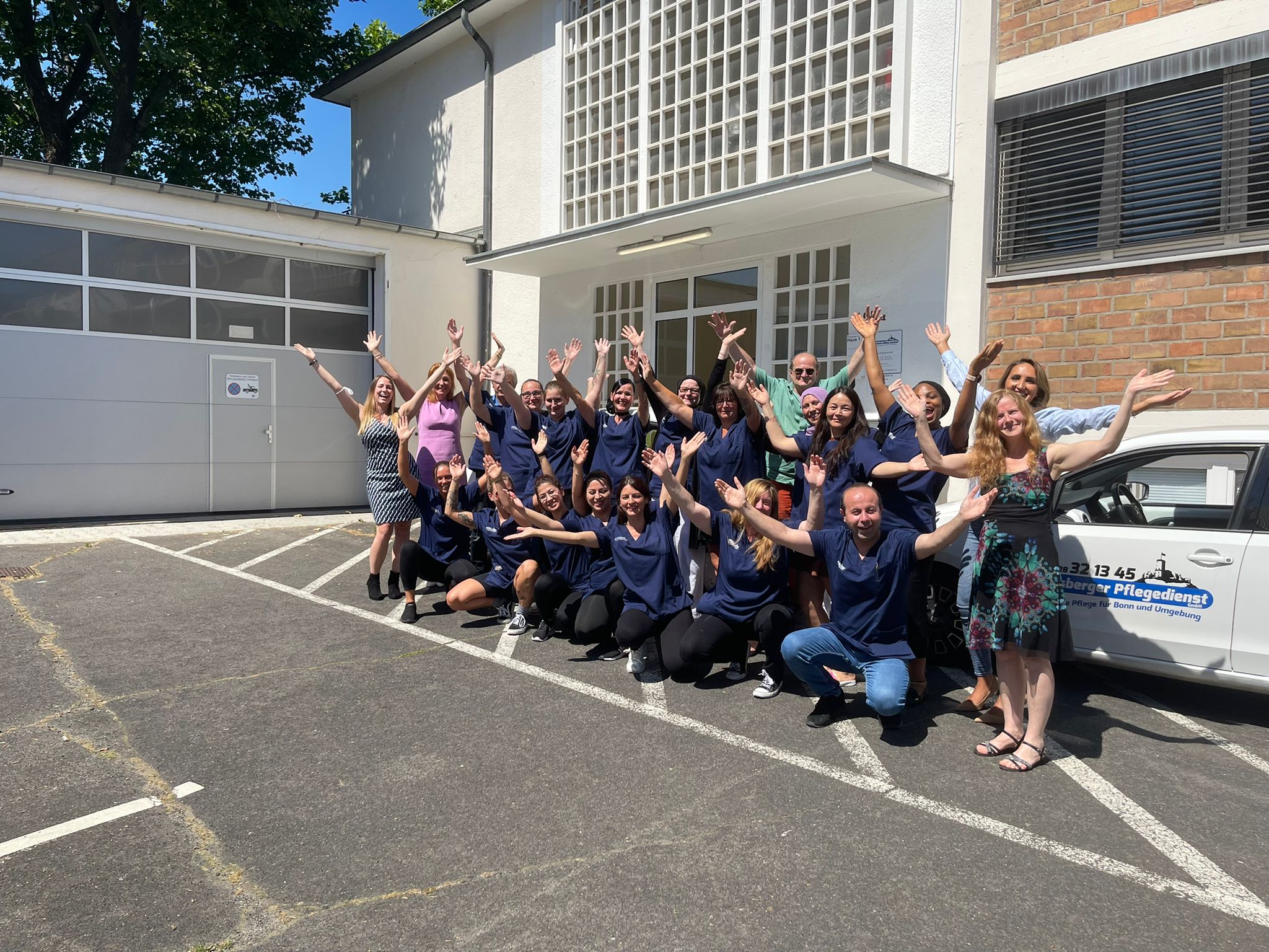 Das Team des Pflegedienstes